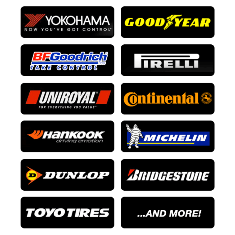 Quality tyres from quality brands you can trust with easy rescue